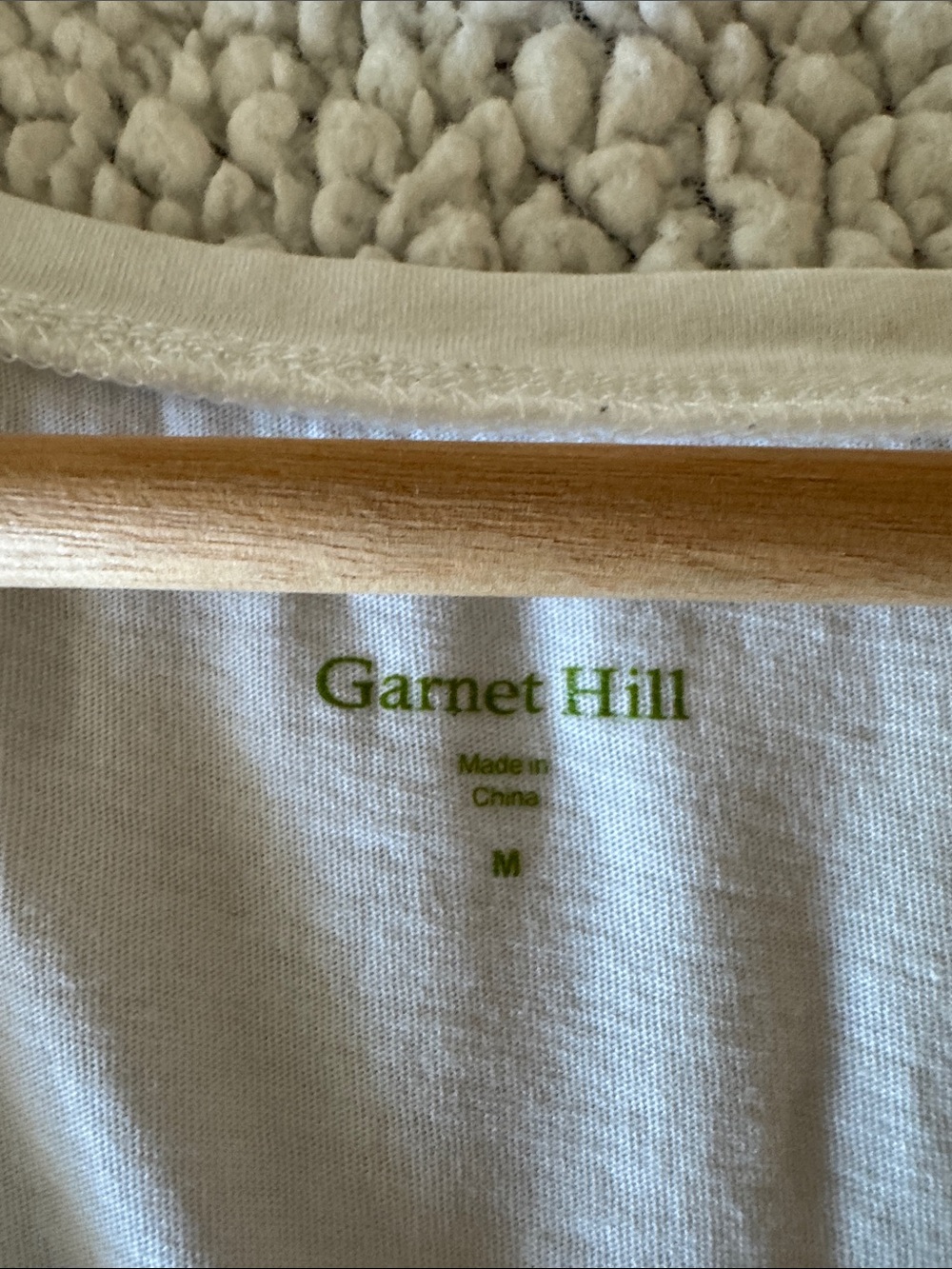 Garnet Hill White Scoop Neck Sleeveless Tank - Picture 9 of 13